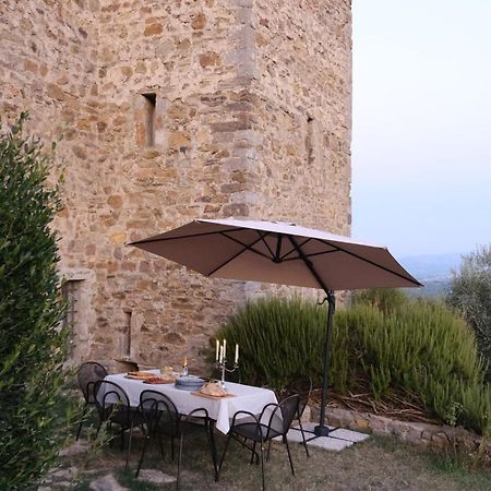Medieval Tower In Umbria With Swimming Pool Montelagello Ngoại thất bức ảnh