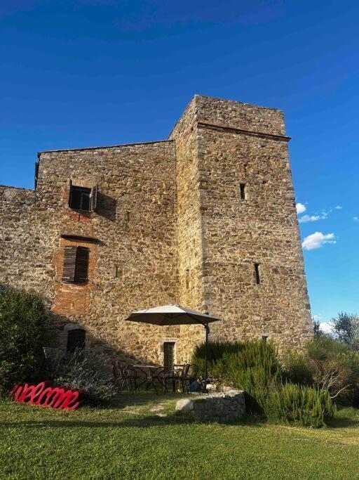 Medieval Tower In Umbria With Swimming Pool Montelagello Ngoại thất bức ảnh